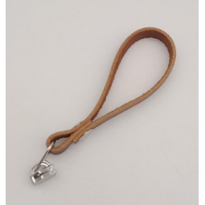 Çanta Aksesuar Kızıl Kahve Renk Gerçek Derili Gümüş Döngülü Fermuar Başı