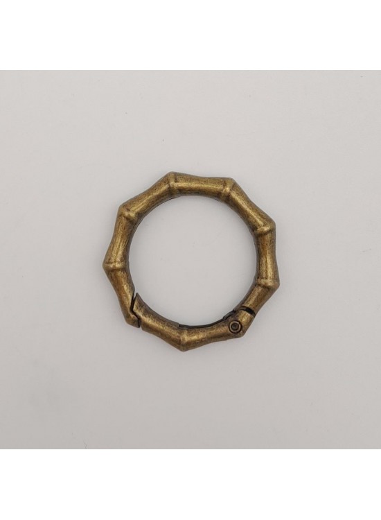Çanta Aksesuar Köşeli Yaylı Halka Antik Renk 1 Adet