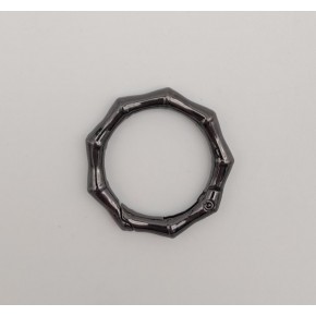 Çanta Aksesuar Köşeli Yaylı Halka Füme Renk 1 Adet