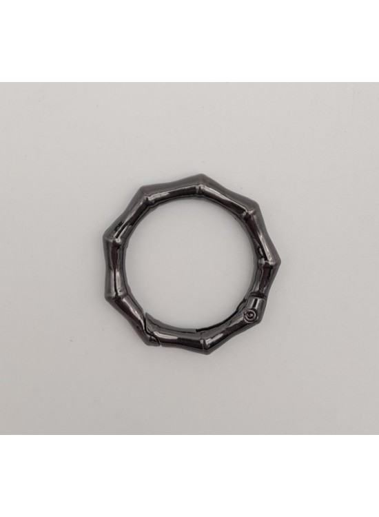 Çanta Aksesuar Köşeli Yaylı Halka Füme Renk 1 Adet