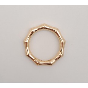 Çanta Aksesuar Köşeli Yaylı Halka Light Gold Renk 1 Adet