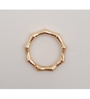 Çanta Aksesuar Köşeli Yaylı Halka Light Gold Renk 1 Adet