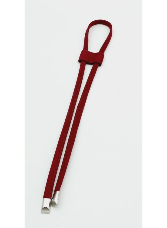 Çanta Aksesuar Koyu Bordo Renk Suni Deri Nubuk Büzgü Gümüş Metalli