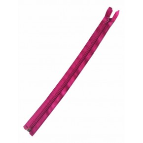 Çanta Aksesuar Koyu Fuşya Renk 40 Cm Plastik Diş Fermuar Fd12