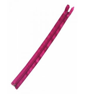 Çanta Aksesuar Koyu Fuşya Renk 40 Cm Plastik Diş Fermuar Fd12