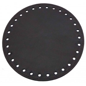 Çanta Aksesuar Koyu Kahve Renk 16 Cm Yuvarlak Taban Plaka