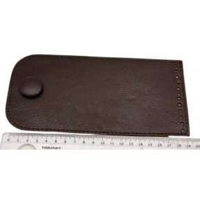 Çanta Aksesuar Koyu Kahve Renk Button Model  Çanta Yapım Seti Light Gold Metalli