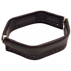 Çanta Aksesuar Koyu Kahve Renk Derili Metal Çanta Ağzı 18 Cm