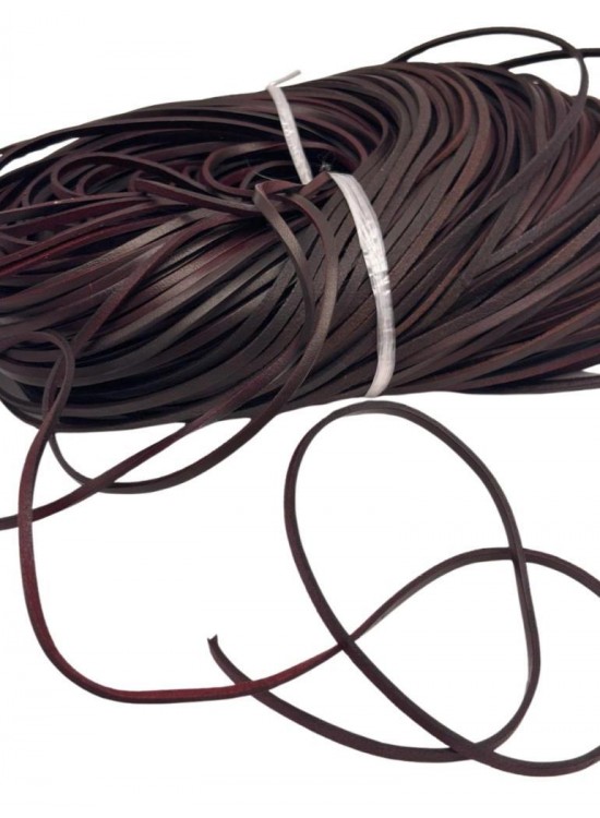 Çanta Aksesuar Koyu Kahve Renk Gerçek Deri 3 mm Şerit Deri İp 2 Metre Çanta Aksesuar Koyu Kahve Renk Gerçek Deri 3 mm Şerit Deri İp 2 Metre