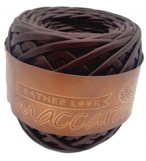Çanta Aksesuar Koyu Kahve Renk Maccaroni Deri İp