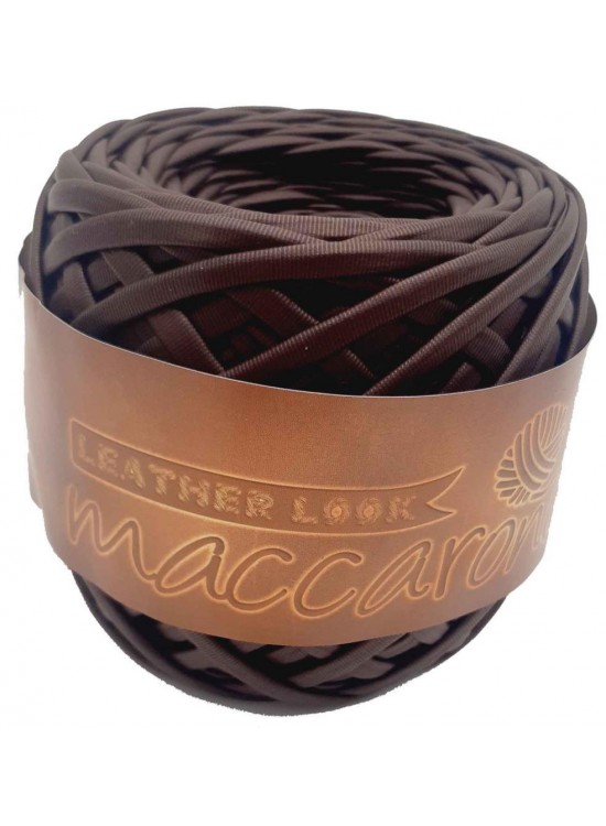 Çanta Aksesuar Koyu Kahve Renk Maccaroni Deri İp