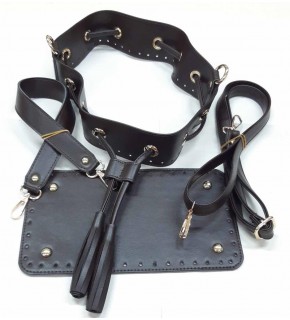 Çanta Aksesuar Koyu Kahve Renk Torba Çanta Seti