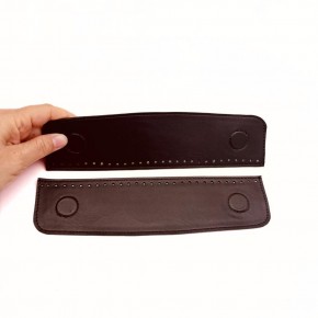 Çanta Aksesuar Koyu Kahve Suni Derili Çift Gizli  Mıknatıs