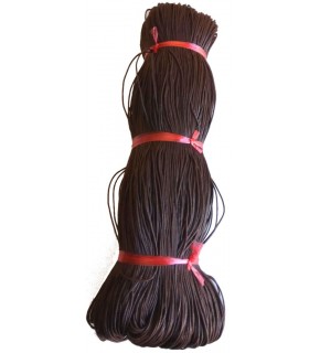 Çanta Aksesuar Koyu Kahverengi Mumlu Koton İp