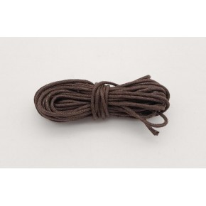 Çanta Aksesuar Koyu Kahverengi Mumlu Koton İp 5 Metre