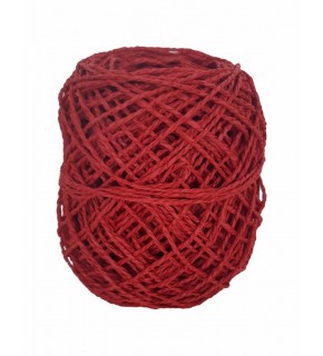 Çanta Aksesuar Koyu Kırmızı 50 Gr Sarılmış Kağıt İp