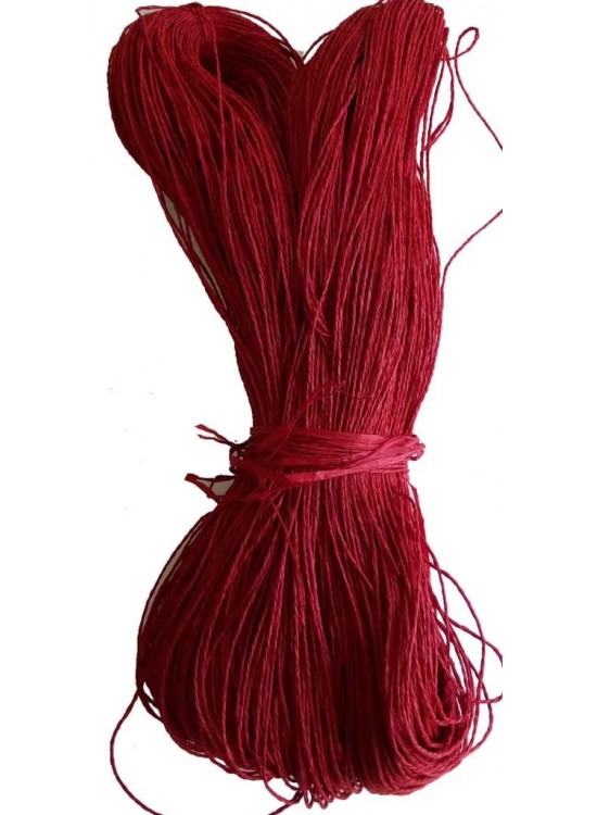 Çanta Aksesuar Koyu Kırmızı Renk Kağıt İp 300 Gr