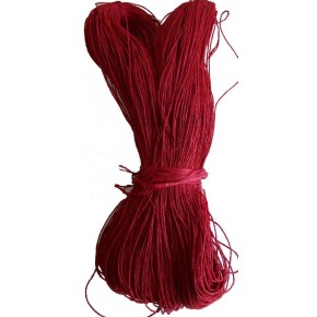 Çanta Aksesuar Koyu Kırmızı Renk Kağıt İp 500 Gr