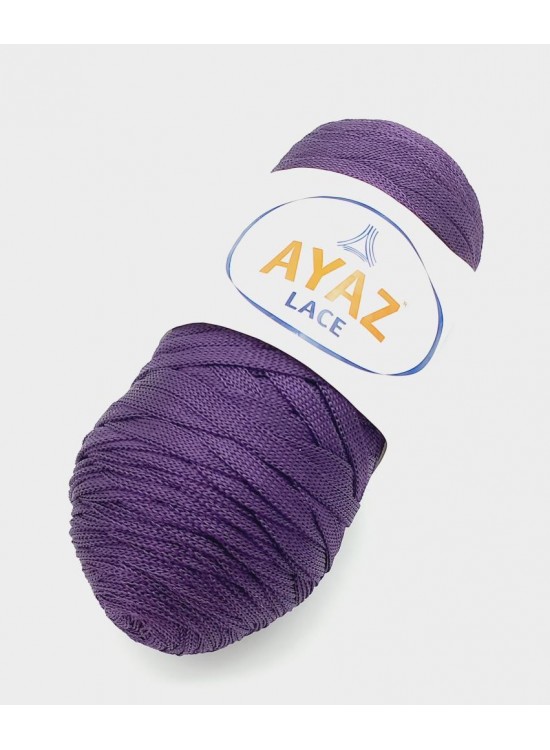 Çanta Aksesuar Koyu Mor Renk Polyester Ribbon İp 1188