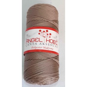 Çanta Aksesuar Koyu Vizon Renk Polyester Makrome