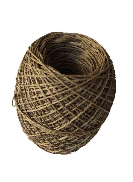 Çanta Aksesuar Koyu Yağ Yeşili Sarılmış Kağıt İp 100 Gram