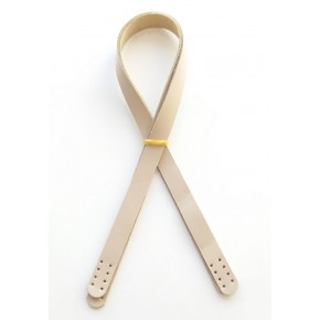 Çanta Aksesuar Krem (Bej) Renk Gerçek Deri 70X2 Cm Çift Sap