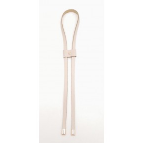 Çanta Aksesuar Krem Gerçek Deri Büzgü Light Gold Metalli