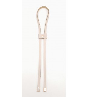 Çanta Aksesuar Krem Gerçek Deri Büzgü Light Gold Metalli