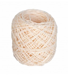 Çanta Aksesuar Krem Renk 50 Gr Sarılmış Kağıt İp