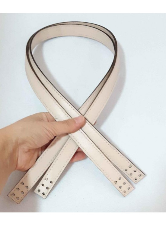 Çanta Aksesuar Krem Renk 70X2 Cm Çanta Sapı Çanta Aksesuar Krem Renk 70X2 Cm Çanta Sapı