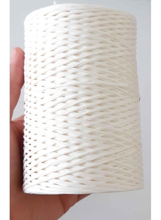 Çanta Aksesuar Krem Renk Bükümlü Rafya Çanta Aksesuar Krem Renk Bükümlü Rafya