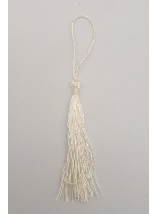 Çanta Aksesuar Krem Renk Floş Püskül 1 Adet Çanta Aksesuar Krem Renk Floş Püskül 1 Adet