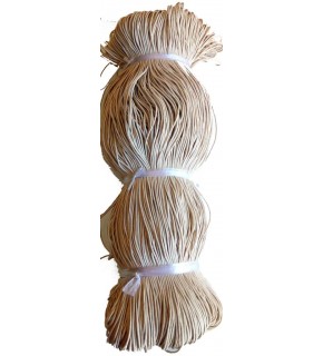 Çanta Aksesuar Krem Renk Mumlu Koton İp