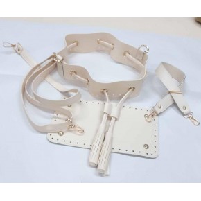 Çanta Aksesuar Krem Renk Torba Çanta Seti