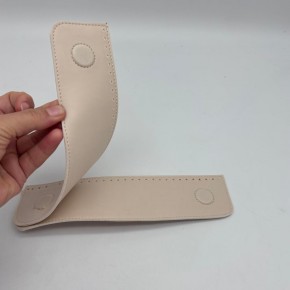 Çanta Aksesuar Krem Suni Derili Çift Gizli  Mıknatıs