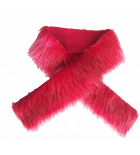 Çanta Aksesuar Kürk 70X5Cm Kırmızı Renk