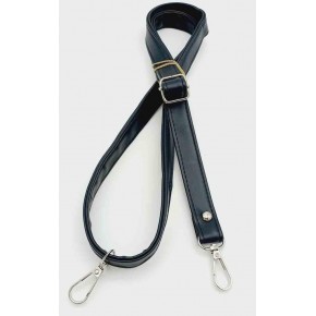 Çanta Aksesuar Lacivert 125X2 Cm Çanta Sapı Sürgütlü Gümüş Metal