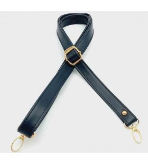 Çanta Aksesuar Lacivert 125X2 Cm Çanta Sapı Sürgütlü Light Gold Metal