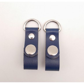 Çanta Aksesuar Lacivert Gerçek Deri Çıtçıtlı Sapucu Böce Gümüş Metalli