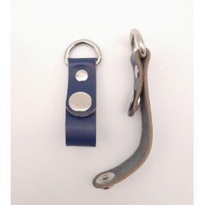 Çanta Aksesuar Lacivert Gerçek Deri Çıtçıtlı Sapucu Böce Gümüş Metalli