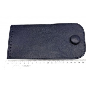 Çanta Aksesuar Lacivert Renk Button Model  Çanta Yapım Seti Light Gold Metalli