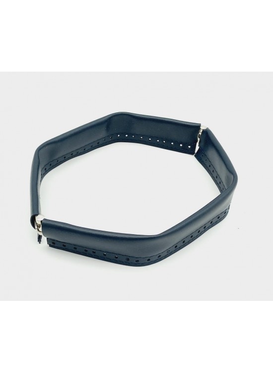 Çanta Aksesuar Lacivert Renk Derili Metal Çanta Ağzı 25 Cm