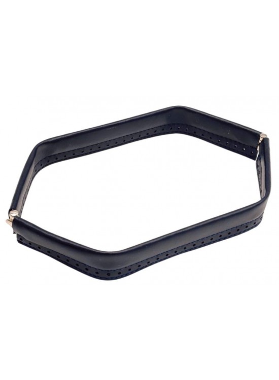 Çanta Aksesuar Lacivert Renk Derili Metal Çanta Ağzı 30 Cm Çanta Aksesuar Lacivert Renk Derili Metal Çanta Ağzı 30 Cm