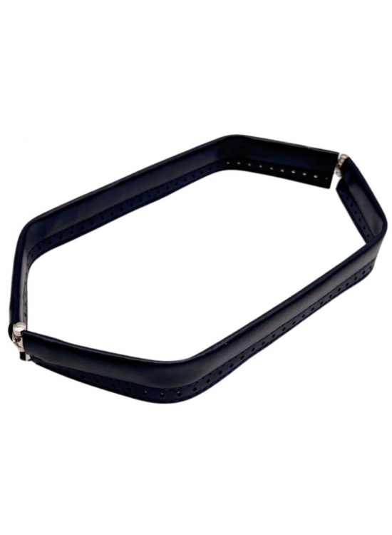 Çanta Aksesuar Lacivert Renk Derili Metal Çanta Ağzı 33 Cm