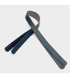 Çanta Aksesuar Lacivert Renk Gerçek Deri 70X2.3 Cm Çift Sap