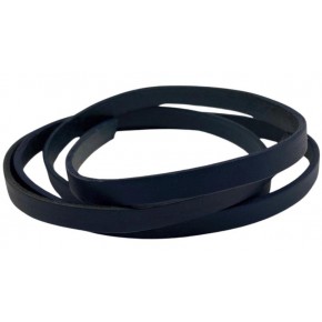 Çanta Aksesuar Lacivert Renk Gerçek Deri 8 mm Şerit Deri İp