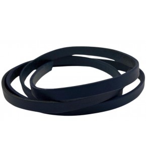 Çanta Aksesuar Lacivert Renk Gerçek Deri 8 mm Şerit Deri İp