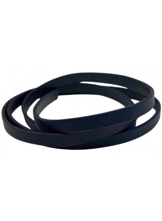 Çanta Aksesuar Lacivert Renk Gerçek Deri 8 mm Şerit Deri İp Çanta Aksesuar Lacivert Renk Gerçek Deri 8 mm Şerit Deri İp