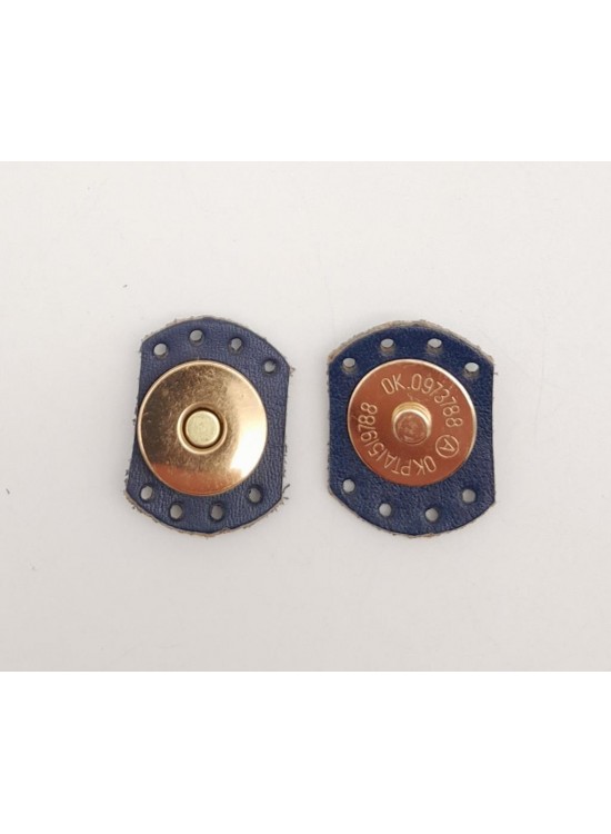 Çanta Aksesuar Lacivert Renk Gerçek Derili Oval Kenar Mıknatıslı Çıtçıt Light Gold Metalli Çanta Aksesuar Lacivert Renk Gerçek Derili Oval Kenar Mıknatıslı Çıtçıt Light Gold Metalli