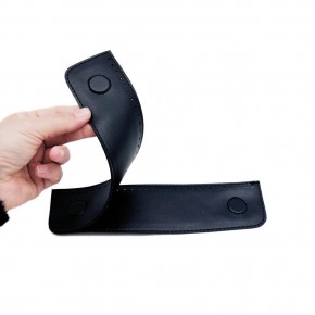 Çanta Aksesuar Lacivert Suni Derili Çift Gizli  Mıknatıs